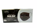 Disposable 3-Layer Face Mask, Black / White (Pack of 50)
