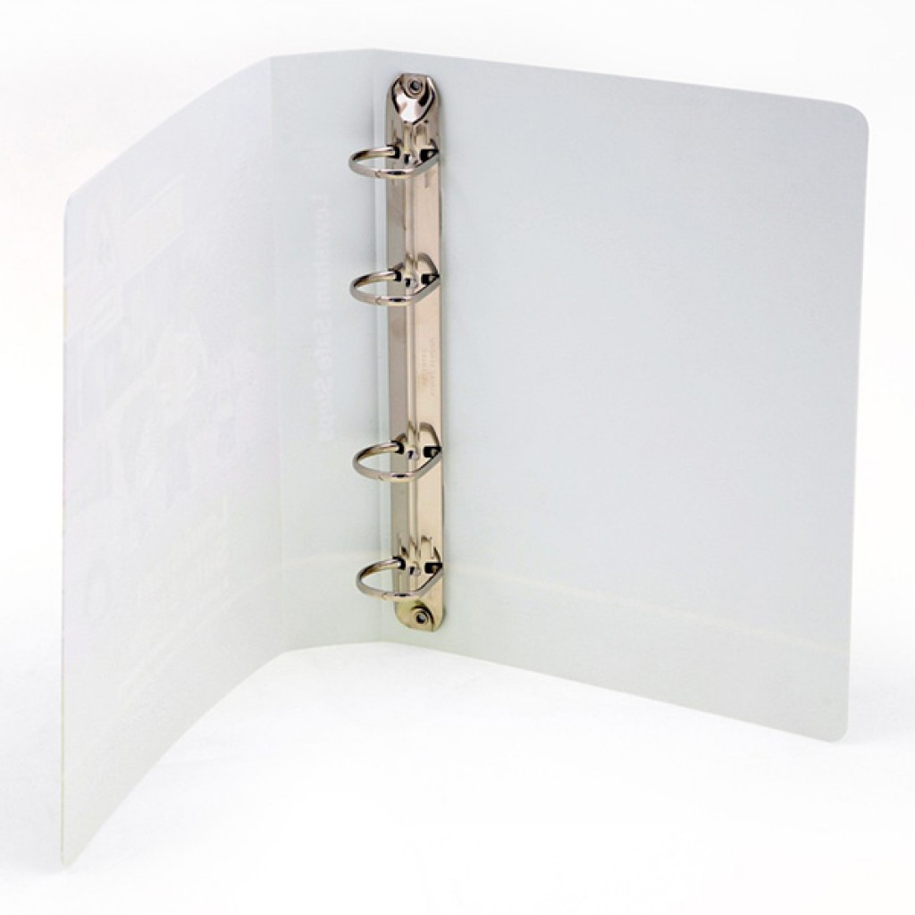 ALPHA 4-Ring Presentation Binder, 4inches (Pack of 10) ,White