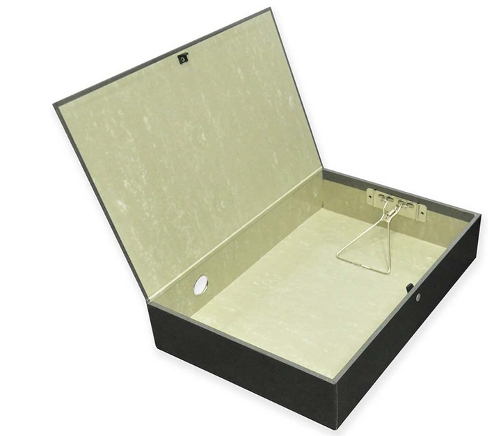 FIS FSBFRIGID-PLBK PP Rigid Box File ,210 x 330mm (F/S ), (Pack of 10)