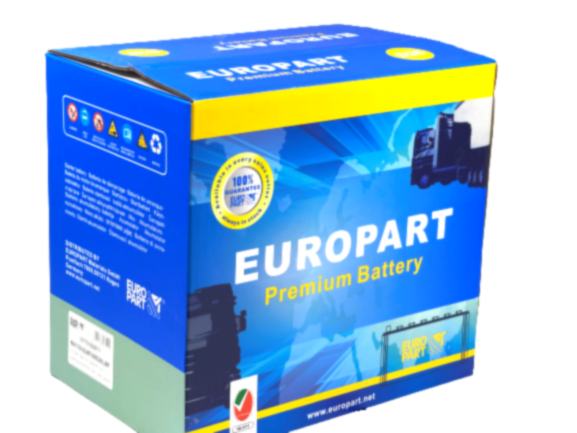 Europart Maintenance Free Car Battery 12V 100Ah (60038MF / DIN100MF)