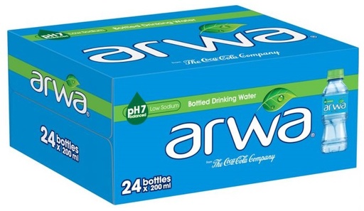 Arwa Bottled Drinking Water 200ml (Pack of 24)
