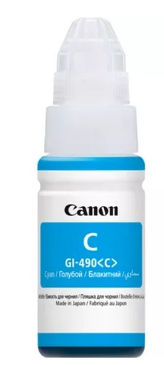 Canon GI-490 CYAN Ink Bottle , 135ml