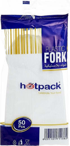 Hotpack Disposable Fork ,White (Pack of 50)