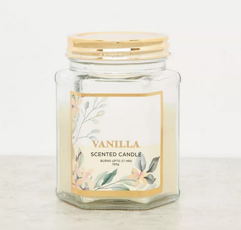Vanilla Scented Candle , 150g