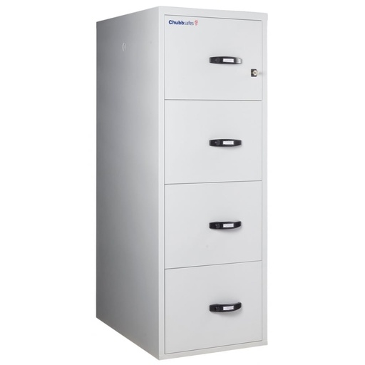 [MX0059] Chubbsafes Fire File Fire Resistant Document Protection Cabinet 31" - 4 drawers -2H ; 2-key locks ; Dimension  : H1510 x W551 X D779mm ; Weight : 328kg  ; Capacity : 272L