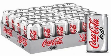 Coca-Cola Light 150ml Can (Pack of 30)