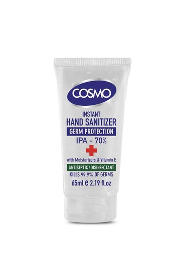 Cosmo Instant Hand Sanitizer Gel 65ml Tube