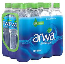 Arwa Mineral Water - 500ml Bottle, (Pack of 12)