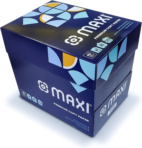 Maxi Premium Photo Copy Paper A4, 80GSM, 500 sheets/ream , 5 reams/Box