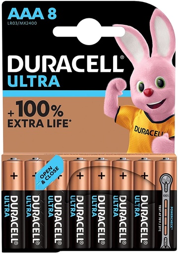 Duracell AAA  Battery (Pack of 8)