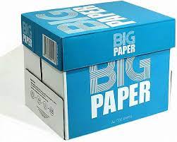 BIG paper A4 size Printing photocopy paper,500 sheets/ream ; 5 reams/box