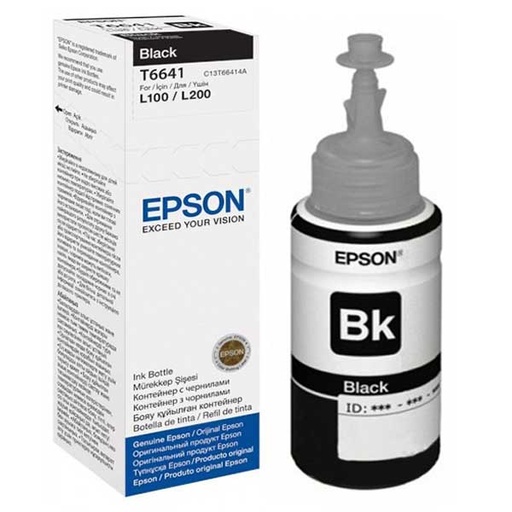 EPSON T6641 BLACK INK BOTTLE 70ML