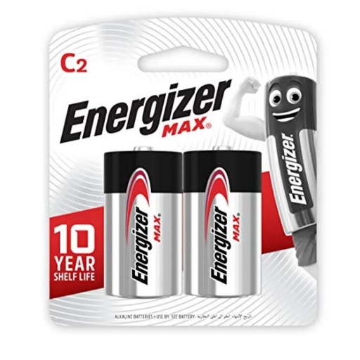 Energizer E93 Max C Alkaline Battery  (Pack of 2)