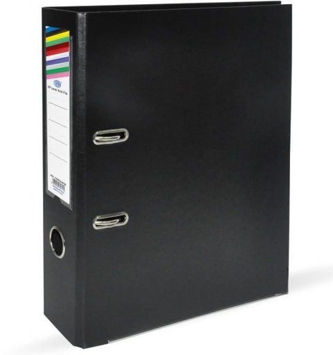 FIS FSBF8A4PBKF PP Box File - A4, 8cm, Black , Fixed  ( Carton of 24)