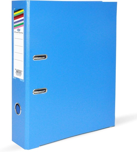 FIS FSBF8PBLFN PP Box File with Fixed Mechanism - F/S Size, 8cm, Blue