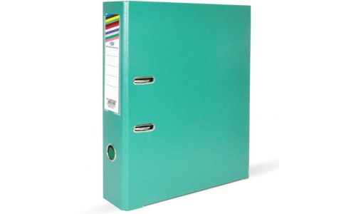FIS FSBF8PGRFN PP Box File with Fixed Mechanism - 8cm, F/S, Green