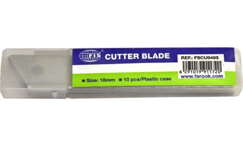FIS FSCU9493 Cutter Blade - 18mm (Pack of 10)