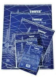 FIS FSNB210297SB Tower Top Spiral Notebook(Pack of 10) A4 size 80 sheets