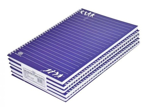 FIS FSNBSA41905 Hard Cover Single Line Notebook - A4, 21 x 29.7cm, 100 Sheets (Pack of 5)