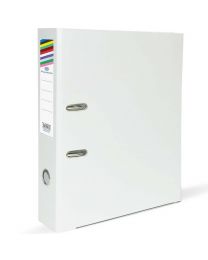 FIS PVC Alba Rado Box File , A4 , 8cm ,White (Pack of  10)