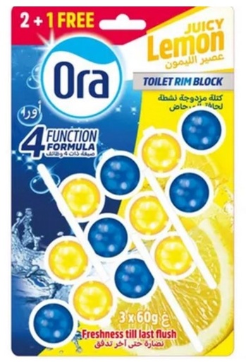 Ora Toilet Rim Block (Pack of 4) 50g