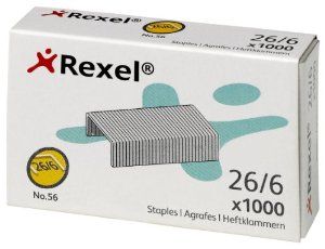 Rexel No.56 Staple Pins - 26/6 (1000 pins)