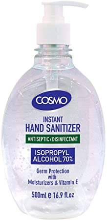 Cosmo Instant Hand Sanitizer 500ml (Box of 48)