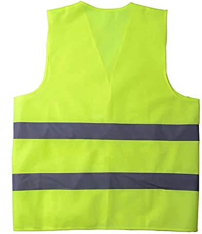 Generic Reflective Vest Working Clothes , Yellow , Assorted Sizes