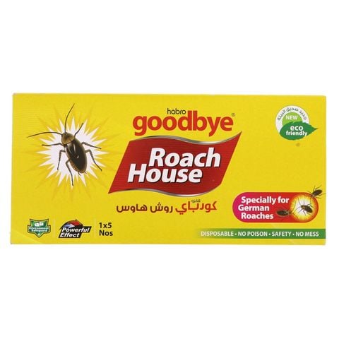 Habro Goodbye House Cockroach Traps 5 count