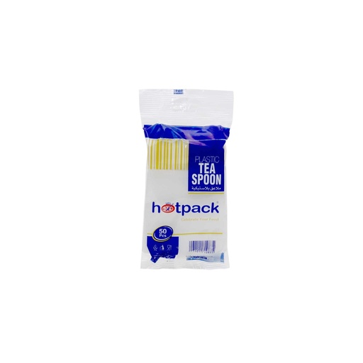 Hotpack Disposable Plastic Teaspoons White (50 pcs)