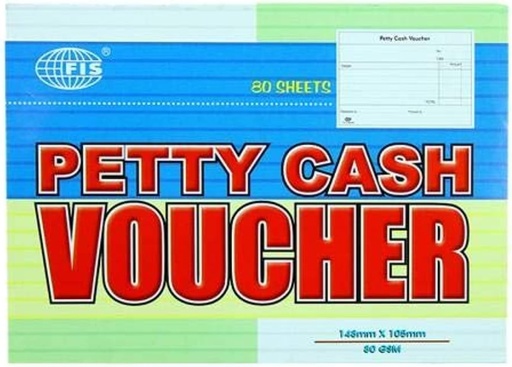 FIS FSCLP80A6 Petty Cash Voucher English 80 sheets - A6