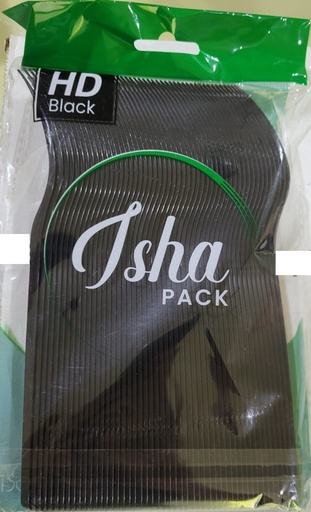 Isha Pack Heavy Duty Disposable Fork, Black (50 Pieces)