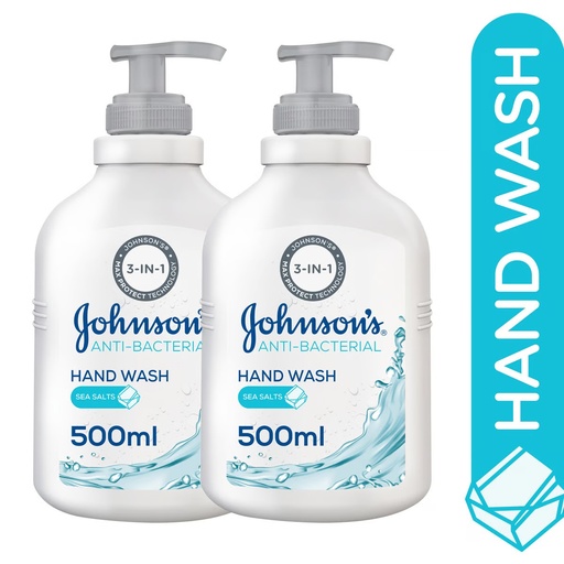 Johnson's Handwash Anti-Bacterial Sea Salts 500ml