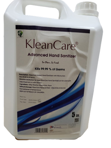 KLEANCARE Advanced Hand Sanitizer , 5liters