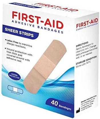 First Aid Sheer Strip Bandages ( 40's)