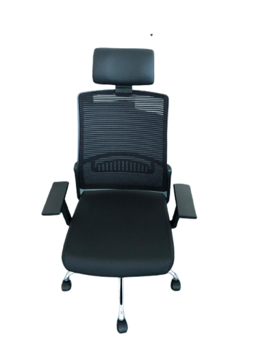 MAZ MF 02075 Executive High Back  Office chair , Fabric Seat , Black