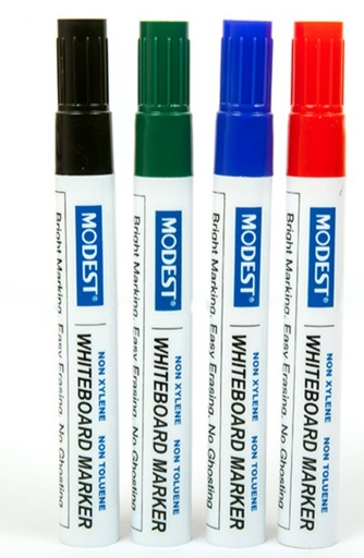 MODEST MS825 Whiteboard Markers Assorted ( Pack of 4)