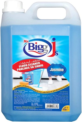 MR. BIGG Anti-Bacterial Floor Cleaner , Jasmine , 5Liters