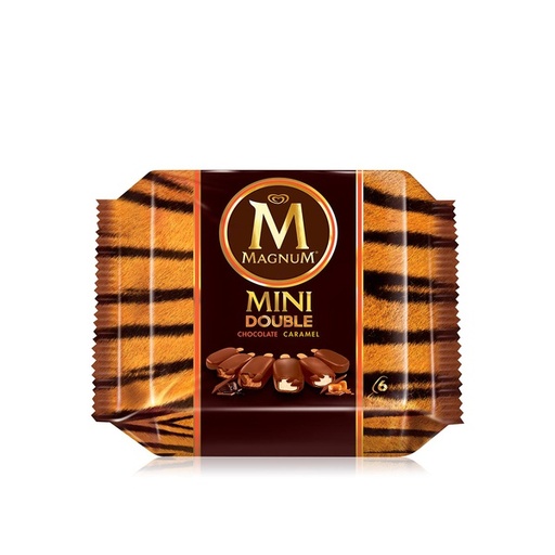 Magnum Mini Double Chocolate Caramel Ice Cream 60ml(Pack of 6)