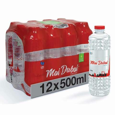 Mai Dubai Drinking Water 500ml (Pack of 12) - in shrink wrap