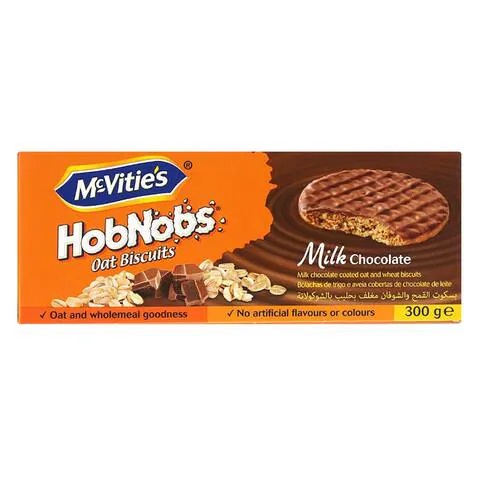McVitie's Hobnobs Milk Chocolate Biscuits 300g