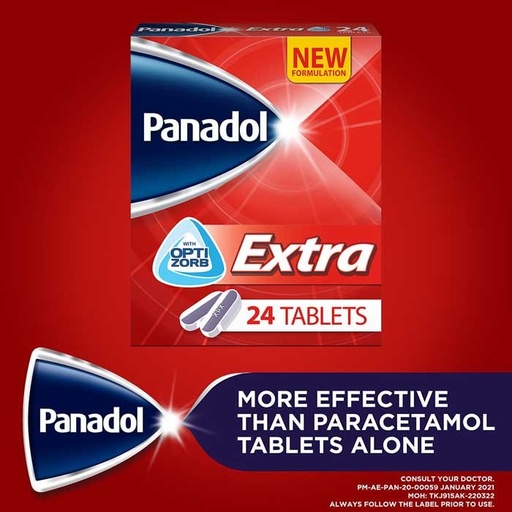 Panadol Extra With Optizorb 24 Tablets