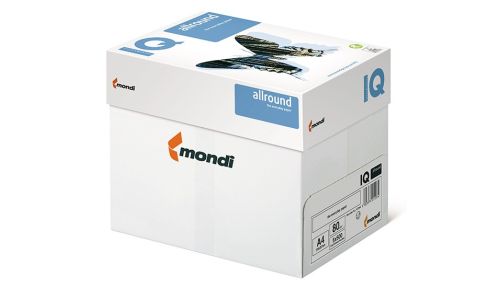 Mondi IQ All Around Photocopy Paper - A4, 80gsm, 500 sheets/ream,5 Reams/Box