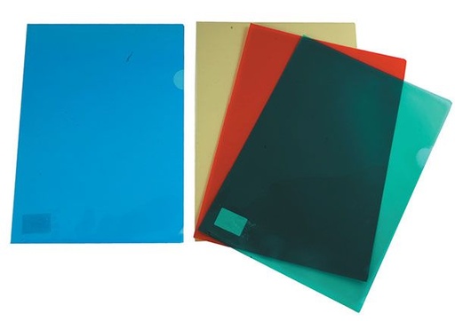 FIS L Shape Folder, Red (Pack of 100)