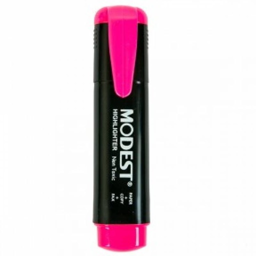 Modest MS 810 Highlighter, Pink (Pack of 10)