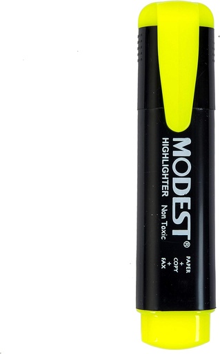 Modest MS 810 Highlighter, Yellow (Pack of 10)