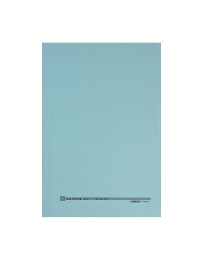 Grand Luxe Square Cut Folder with Fastener - A4 ( Pack of 50) , Blue