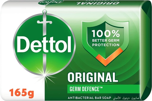 Dettol Original Anti-Bacterial Bar Soap 165g
