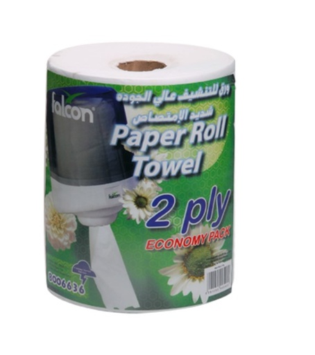Falcon M Tork Paper Towel Roll ; 2-ply Embosed (Pack of  6) , 18cm (TPPNT210)