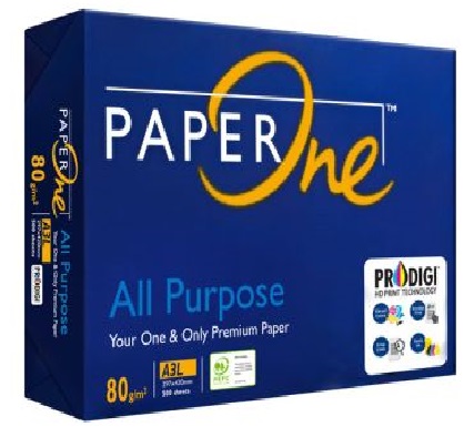 PaperOne All Purpose Premium Quality Paper - 80gsm, A3, 500 Sheets / Ream